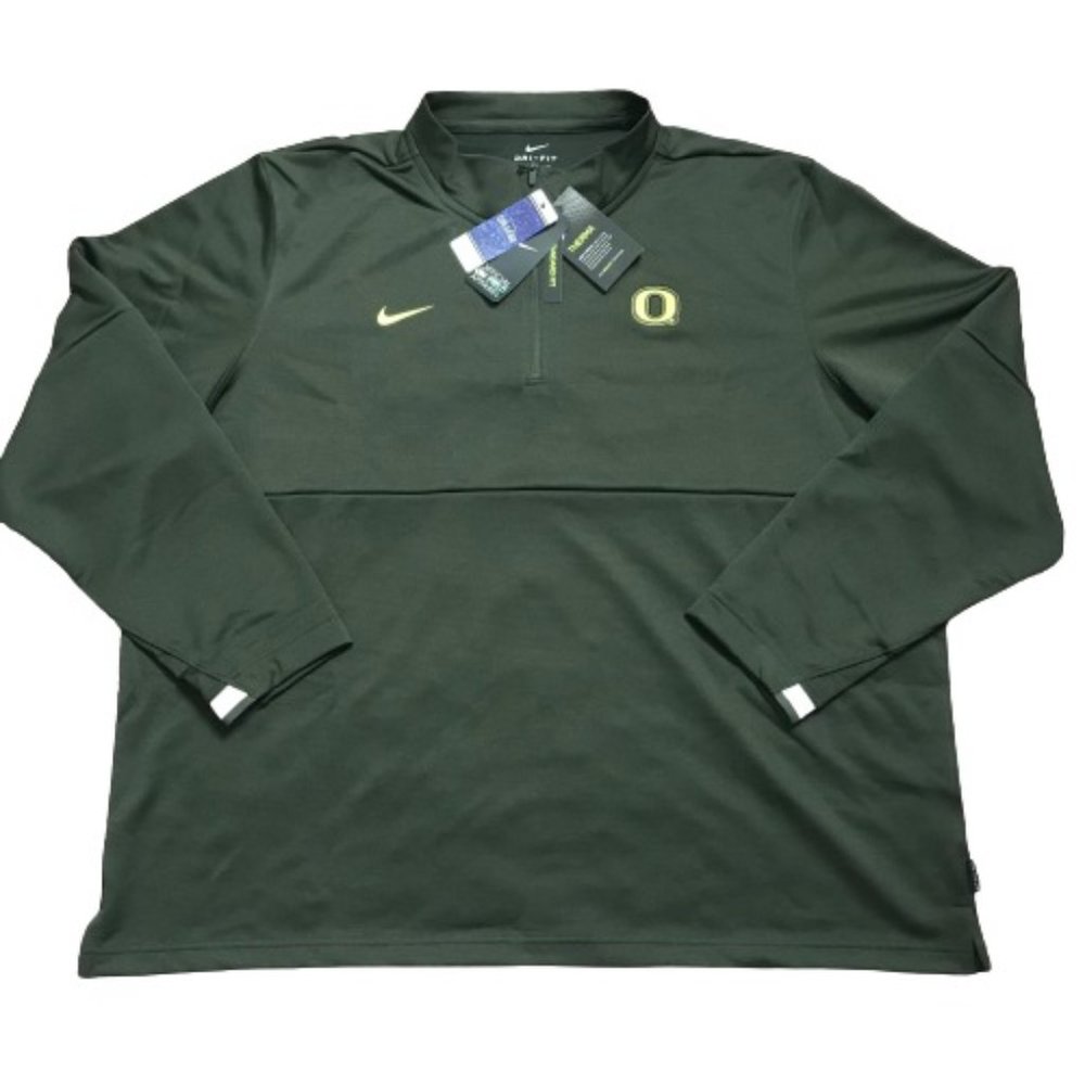 Nike Therma On Field NCAA Oregon Ducks 1/2 Zip Pullover